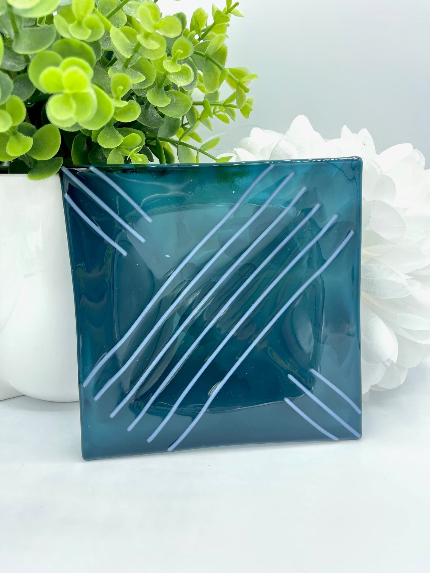 Blue Glass Tray