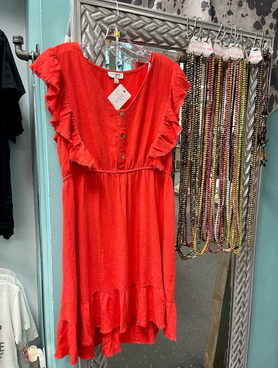 Tomato Red Dress