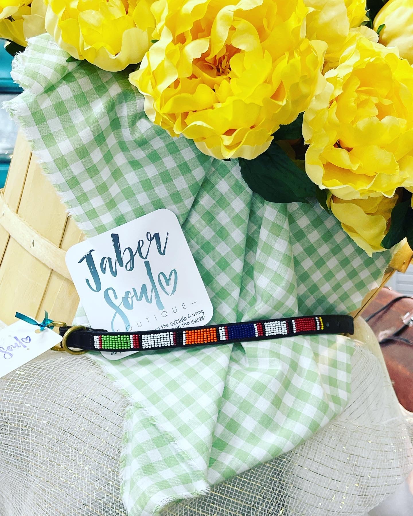 Unity Striped Kenyan Dog Collar