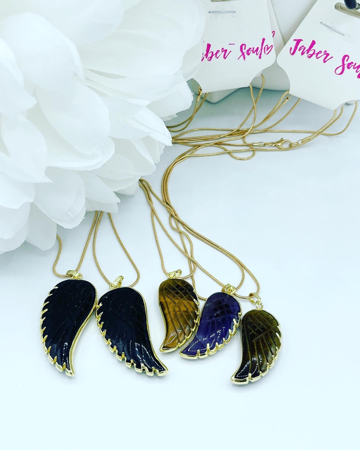 Angel Wing Pendant Necklace