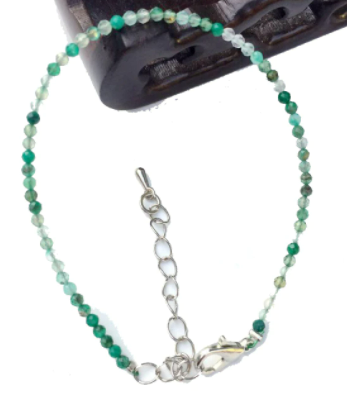 Green Agate Crystal Bracelet