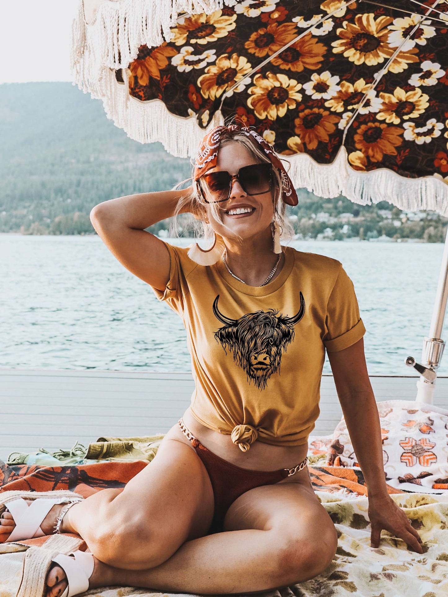 Highland Cow Tee