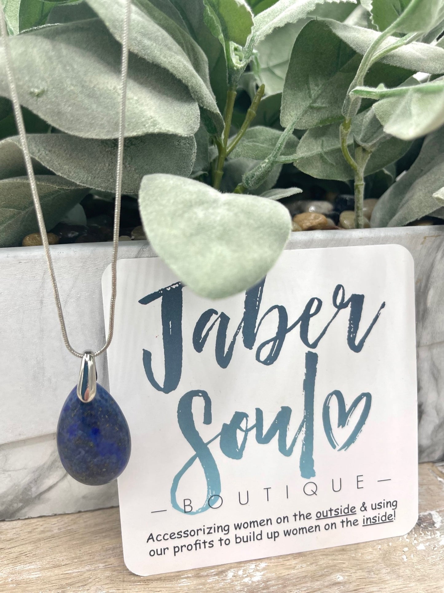 Lapis Lazuli Pendant Necklace
