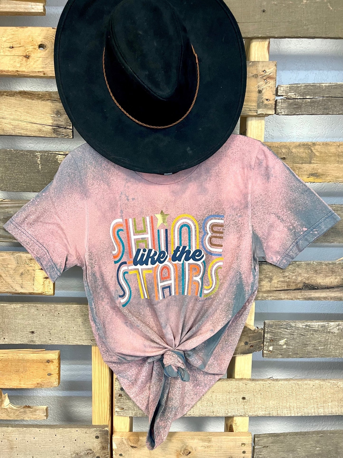 Shine Like The Stars Bleached Tee