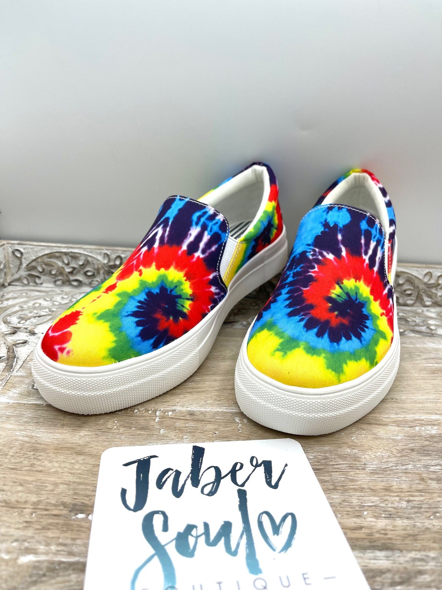 Soda Hike Rainbow Tie Dye Shoes