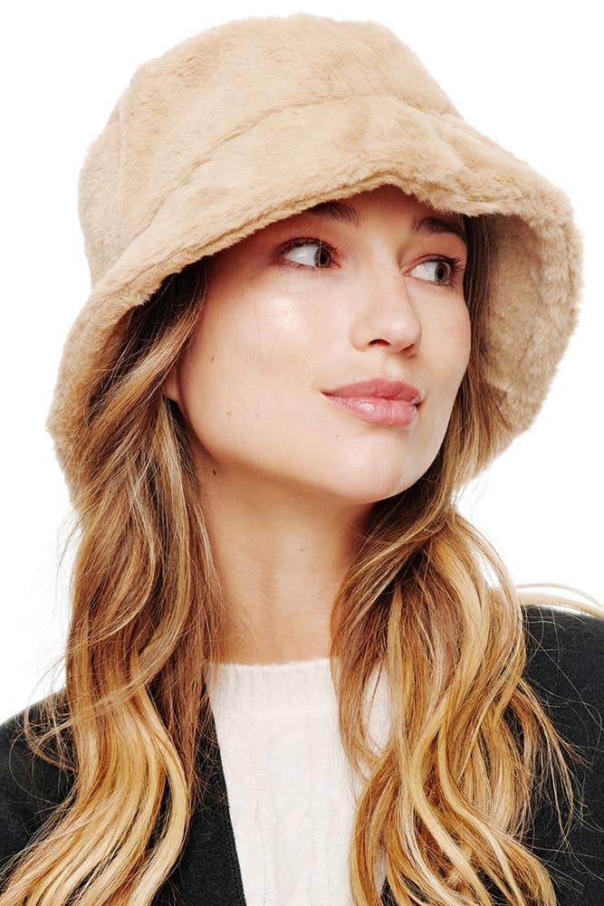 Fur Cozy Bucket Hat