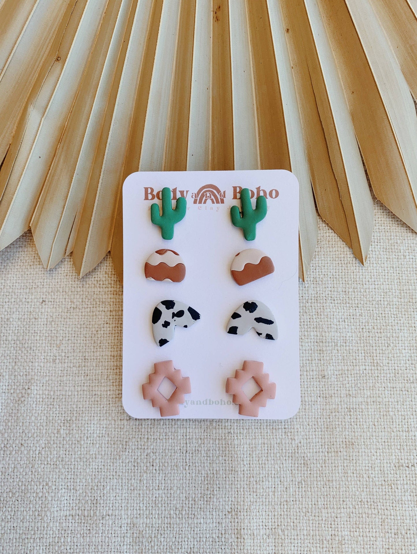 Southwestern Stud Set Earrings