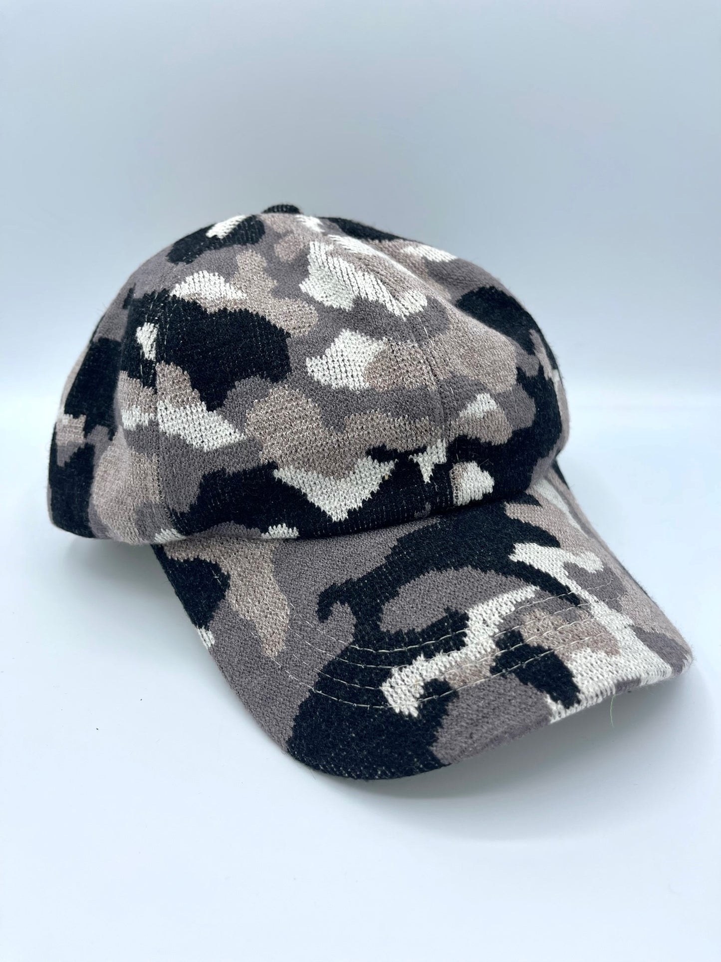 Black Camo Baseball Cap