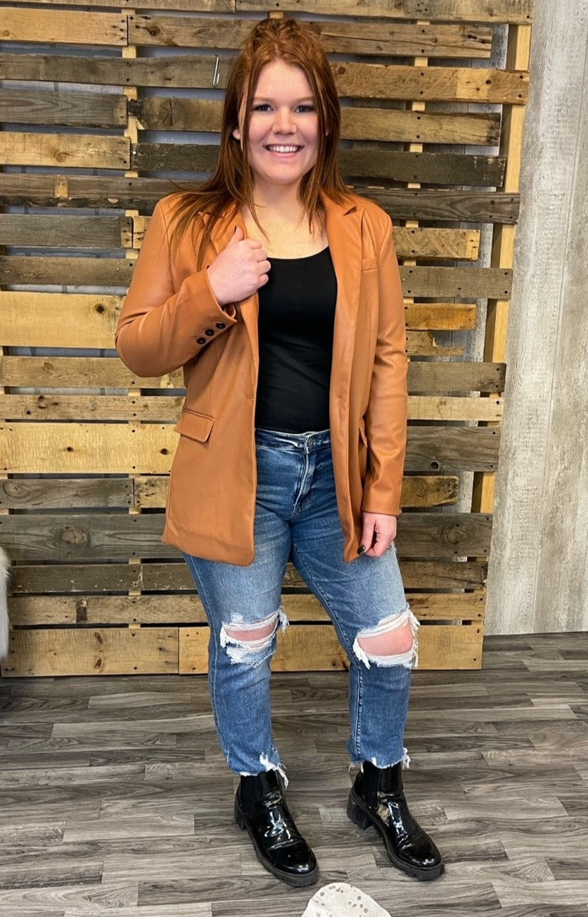 Natalia Blazer- Camel