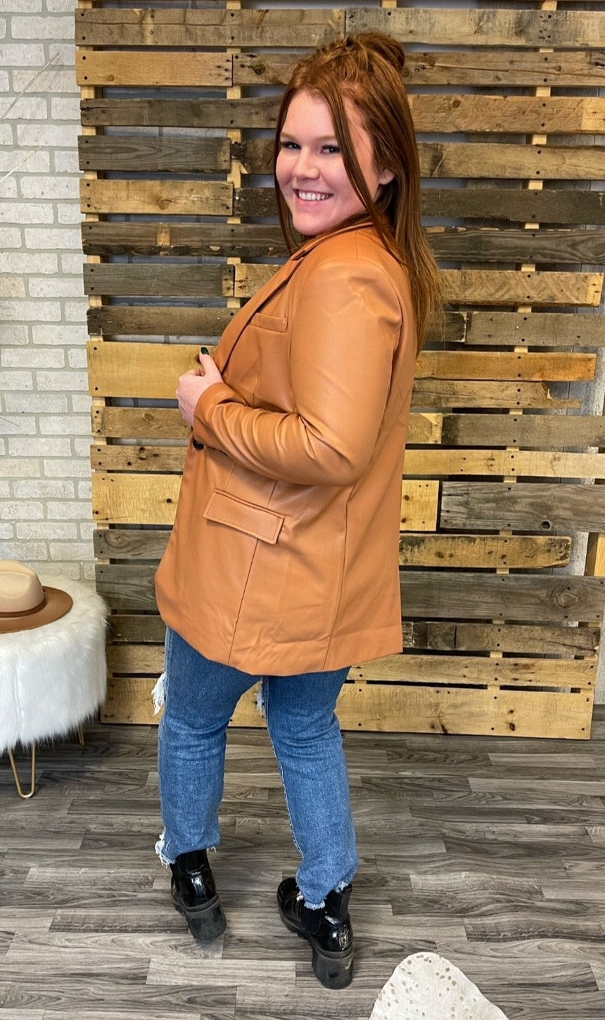 Natalia Blazer- Camel