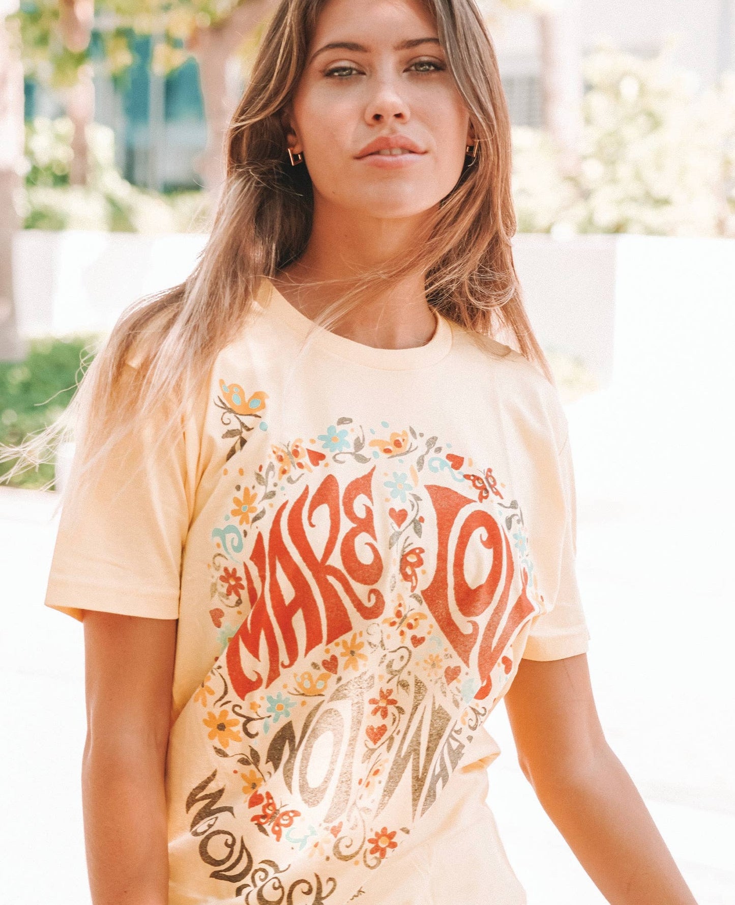 Woodstock Make Love Vintage Tee