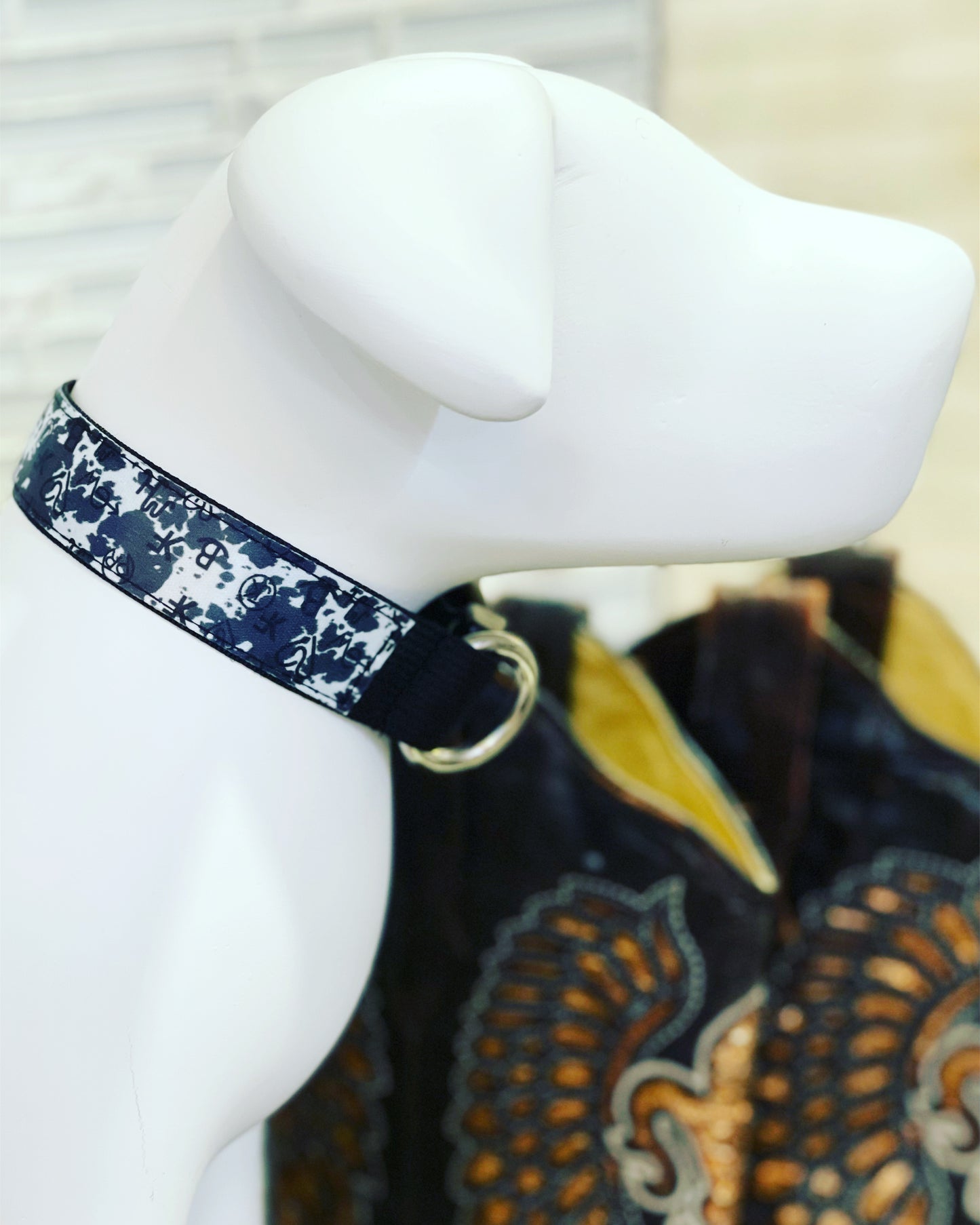 Oreo Cow Branded Trail Dog Collar