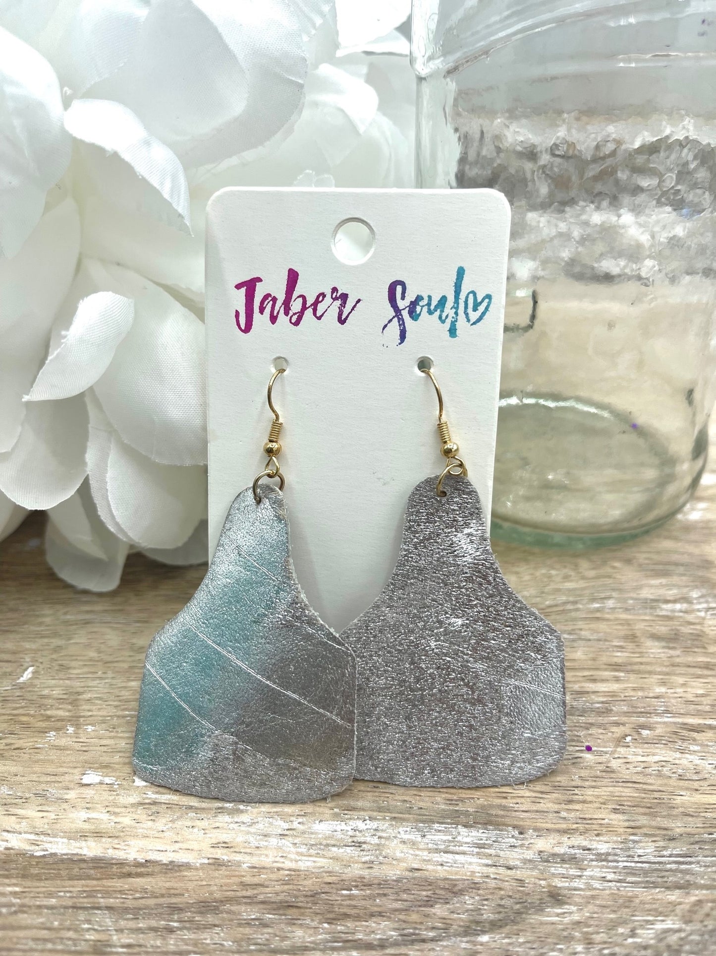 Silver Hide Earrings