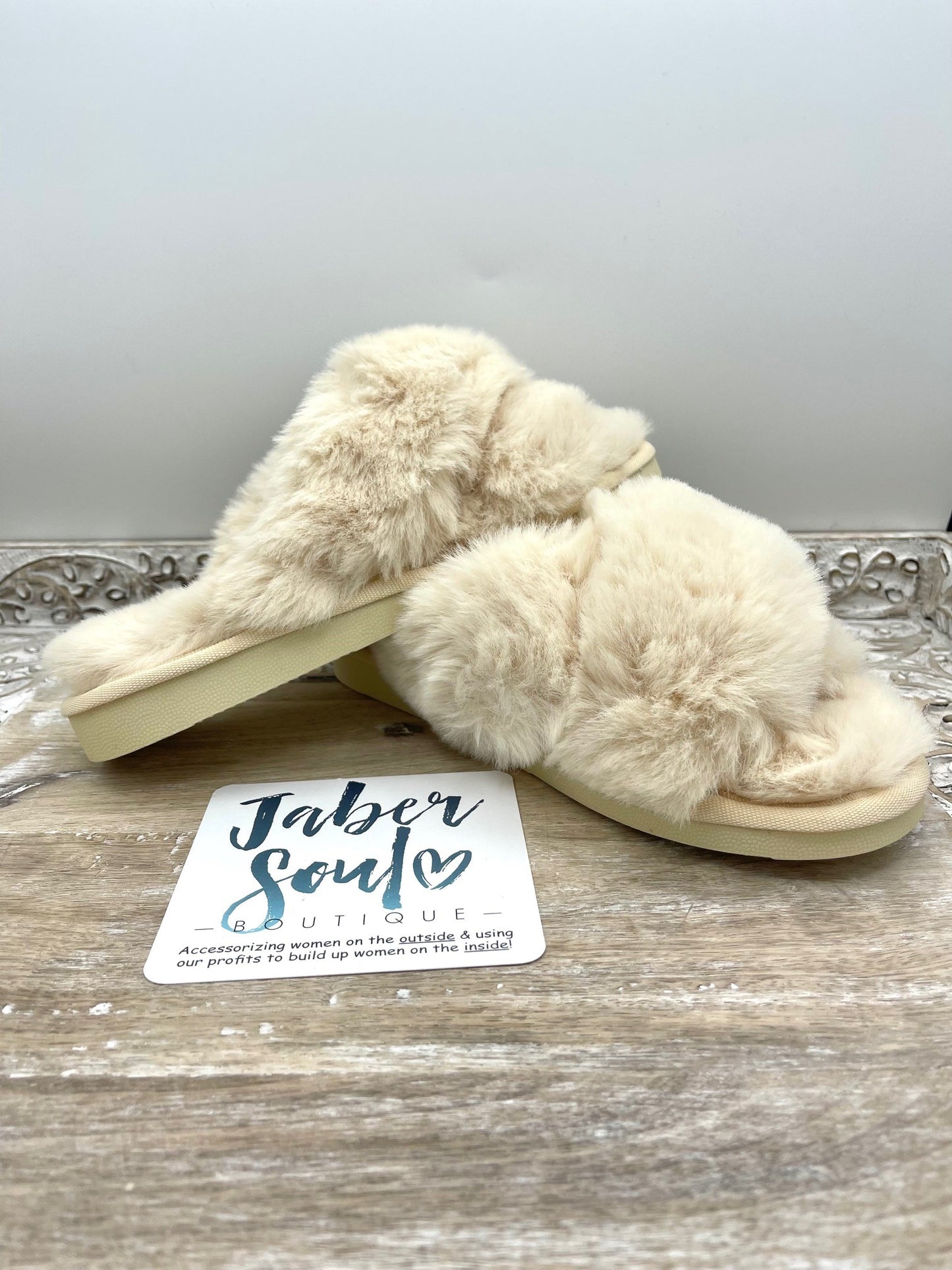 Corkys- Cream Slippers