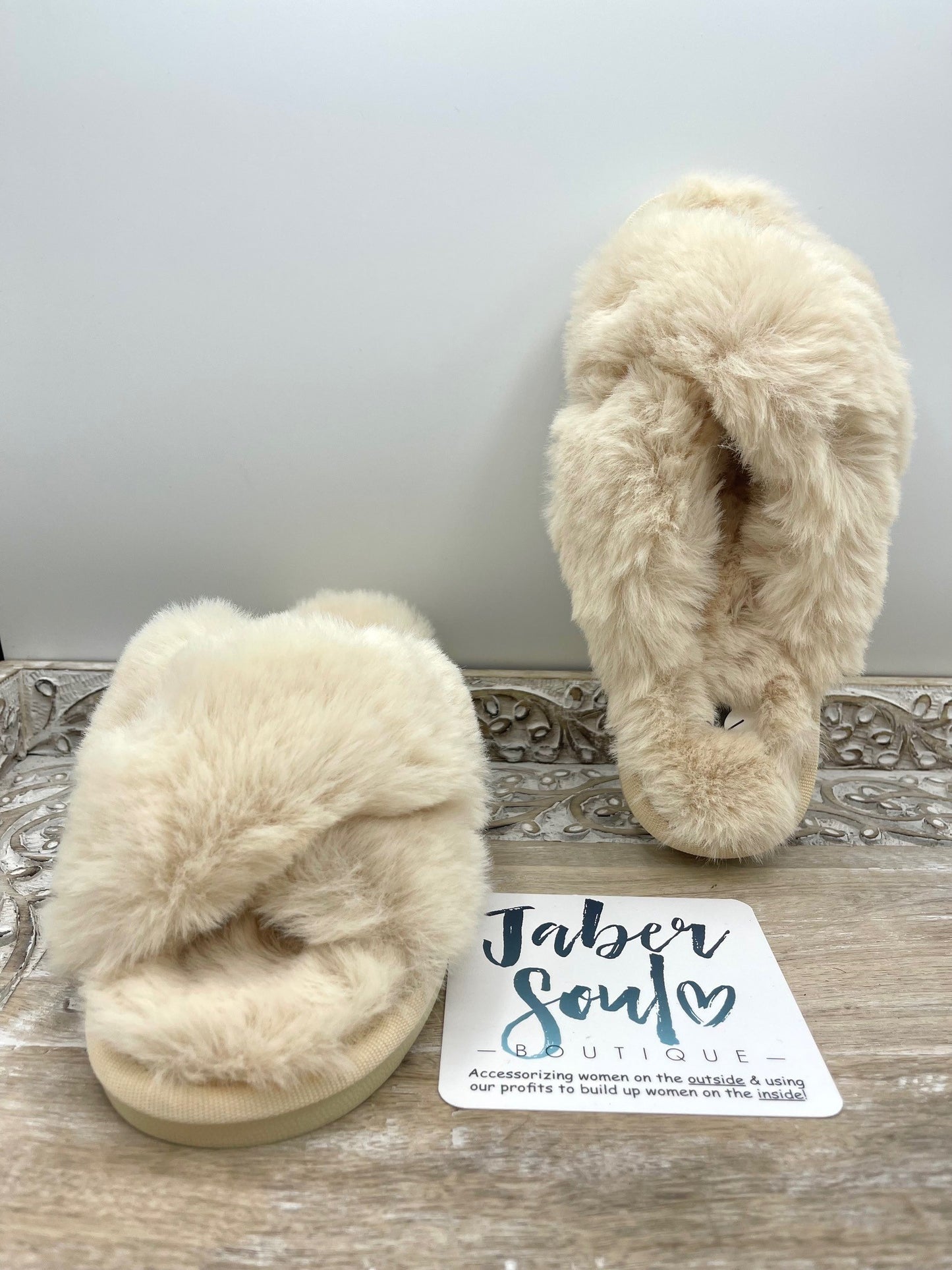 Corkys- Cream Slippers