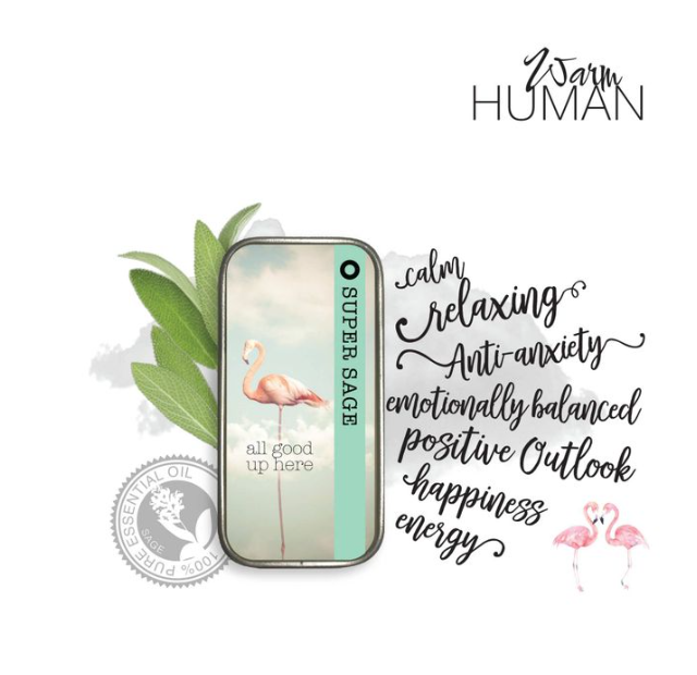 Super Sage 100% Pure Essential Oil Solid Perfume
