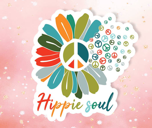 Hippie Soul Flower - Vinyl Sticker