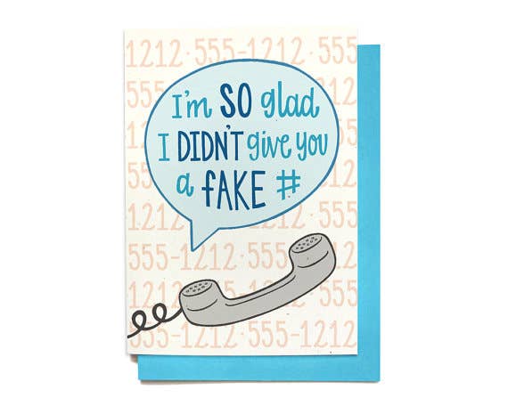Love Card - Fake Number