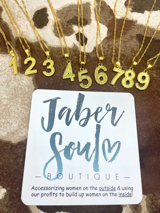 Number Necklace