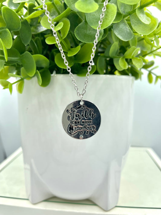 Faith Can Move Mountains Necklace